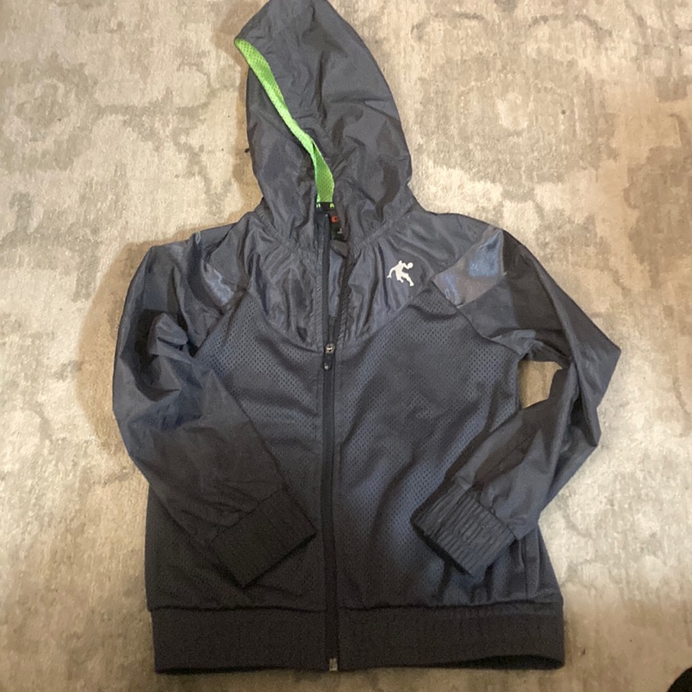 AND1 black zip up jacket